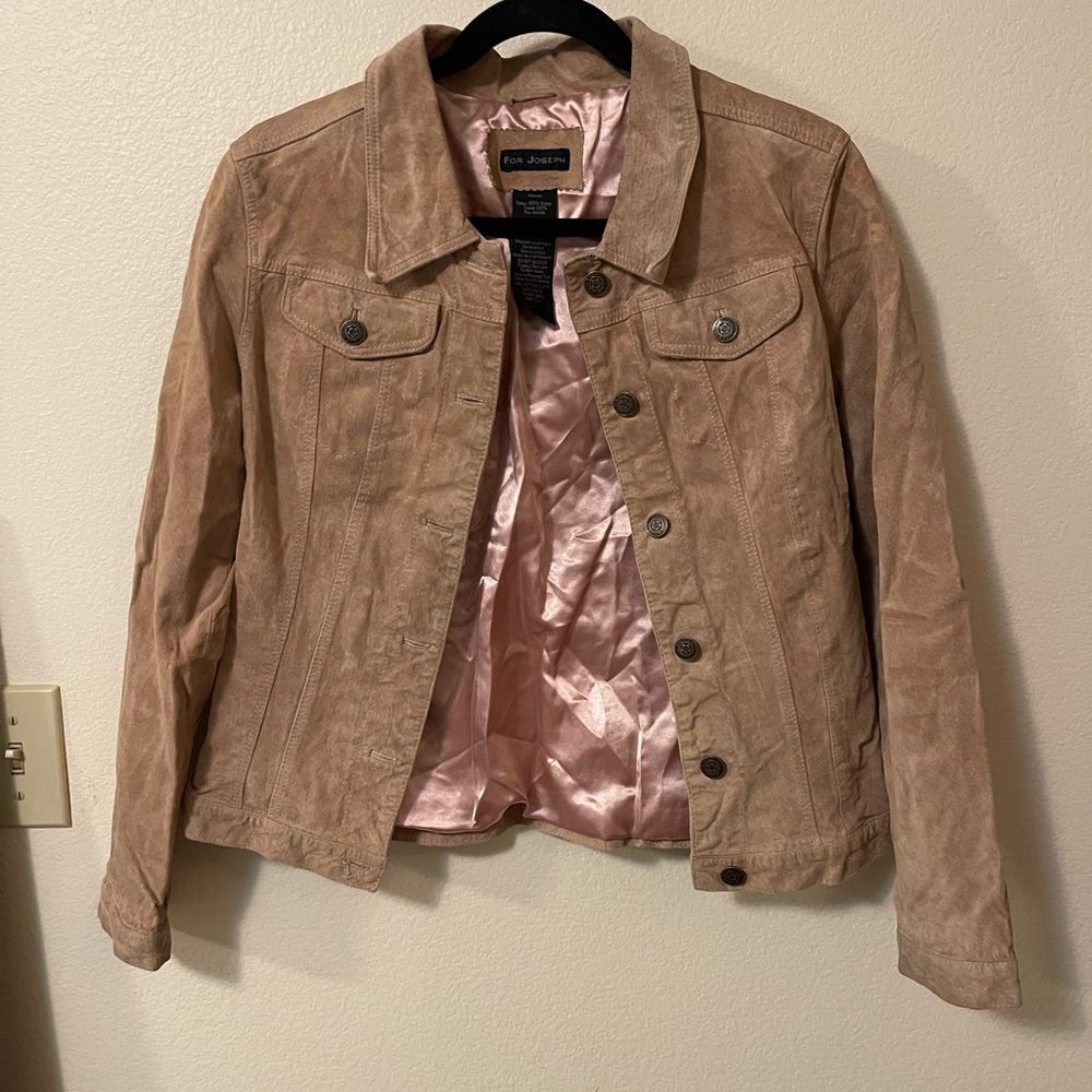 Joseph Tan Suede Jacket